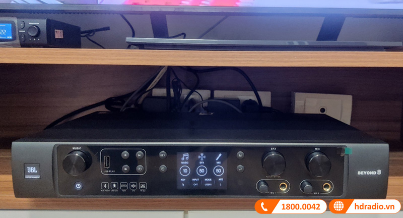 Hình ảnh thực tế của Bộ dàn Karaoke HK58 tại nhà anh Dương tại Láng Hạ