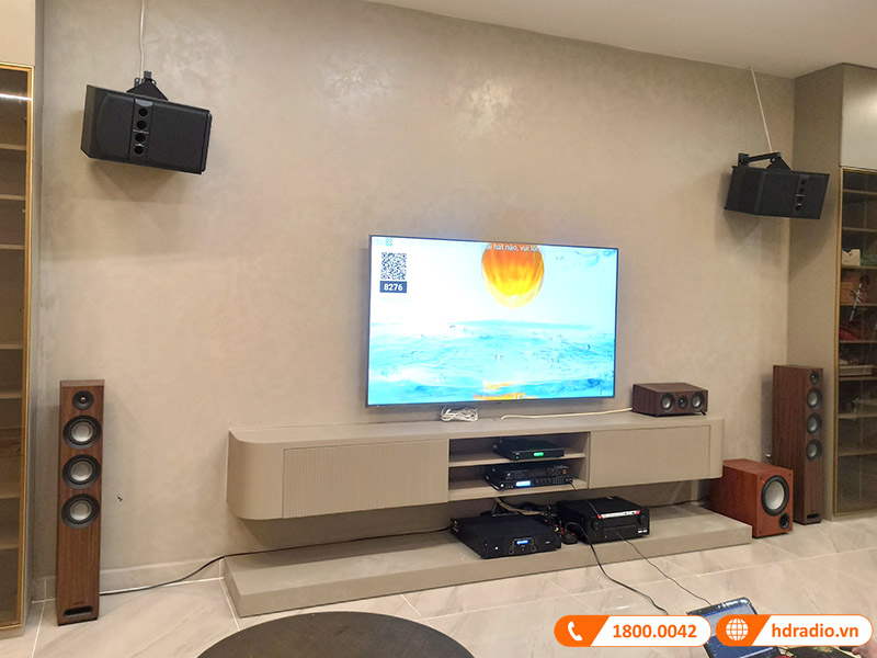 Lắp Bộ Dàn Karaoke và Dàn Xem Phim Chất Lượng Giá Hơn 90 Triệu Cho Anh Chúc ở Thủ Đức sử dụng sub Jamo C910