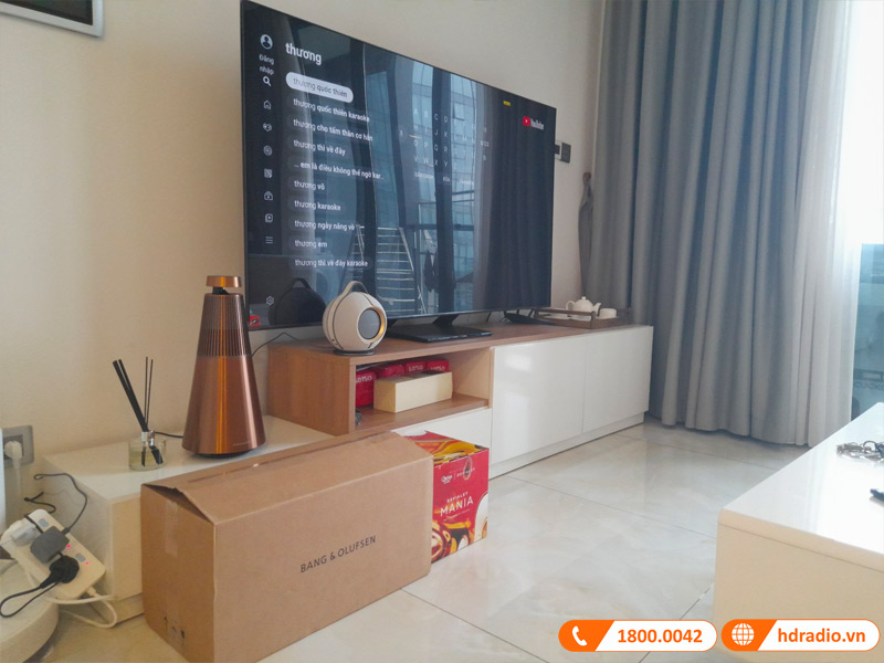 Lắp bộ loa bluetooth cao cấp hơn 116 tr cho khách ở HCM