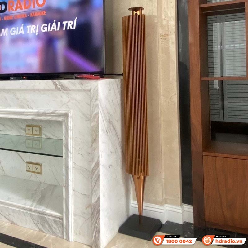 Lắp đặt bộ Loa B&O Beolab 18 màu Bronze cho anh Khải Lắp đặt bộ Loa B&O Beolab 18 màu Bronze cho anh Khải