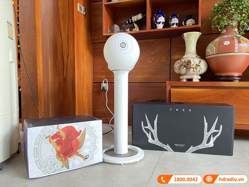Chân loa DEVIALET Tree (Made in France - Dùng Cho Loa Devialet Phantom I) White, Black Matte-5