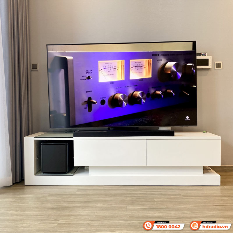 Lắp đặt Bộ loa Soundbar Bose SB32 cho anh Dũng ở Hà Nội