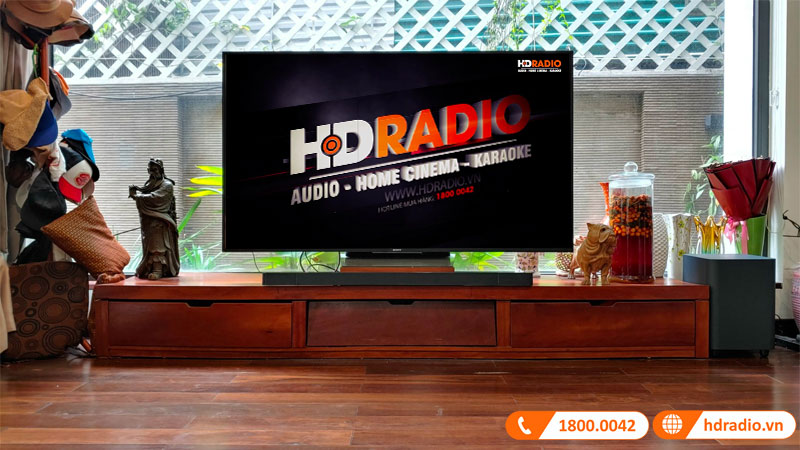 Lắp đặt bộ Loa Soundbar JBL Bar 1000 cho anh Trung