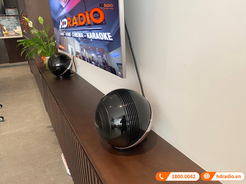 Lắp đặt cặp Loa Cabasse The Pearl Akoya trị giá 36 triệu đồng cho anh Khôi 