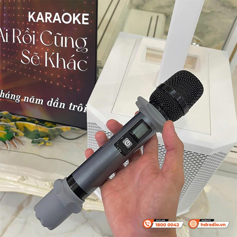 Lắp Dàn âm thanh hát karaoke Column Array SK09 giá hơn 108 triệu đồng cho anh Tuấn