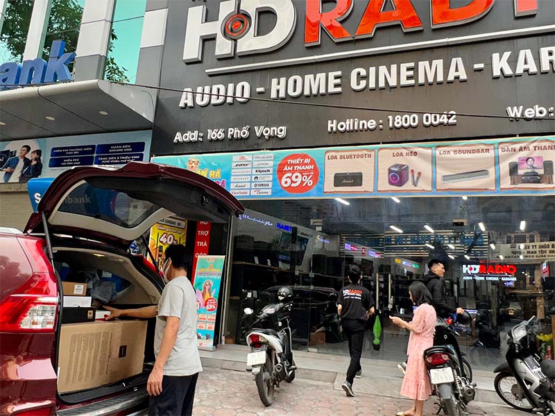 Lắp đặt hệ thống âm thanh Cao Cấp trị giá hơn 168 triệu đồng cho anh Chi ở An Dương, Hải Phòng