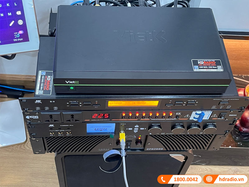 Lắp dàn HDR30 kết hợp đầu VietK gần 107tr cho anh Nam