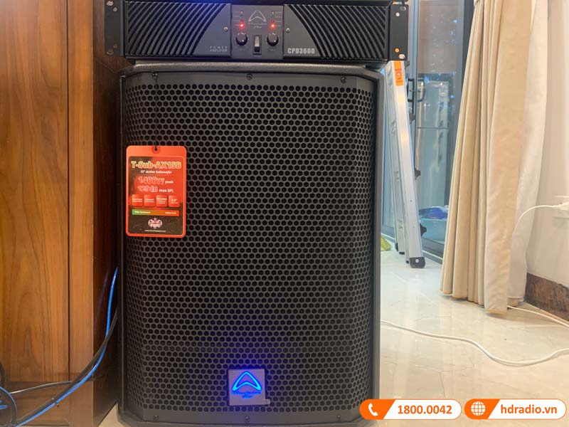 Lắp dàn karaoke hdr86 kết hợp đầu màn vietk 131tr cho anh hải