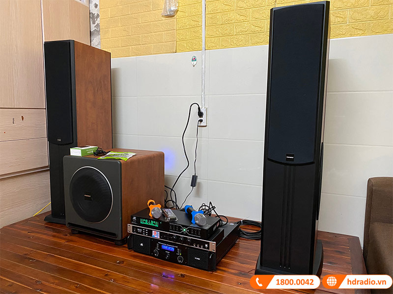 Lắp đặt bộ dàn Karaoke Cao Cấp trị giá hơn 33 triệu đồng cho anh Giang ở Thanh Trì, Hà Nội