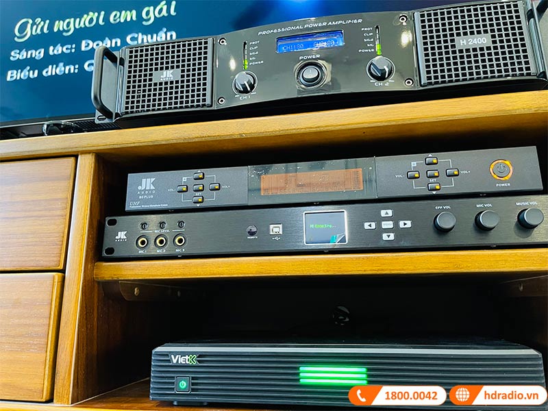 Lắp dàn Karaoke Gia Đình trị giá gần 34 triệu đồng cho chú Tuấn ở Nhà Bè, Hồ Chí Minh