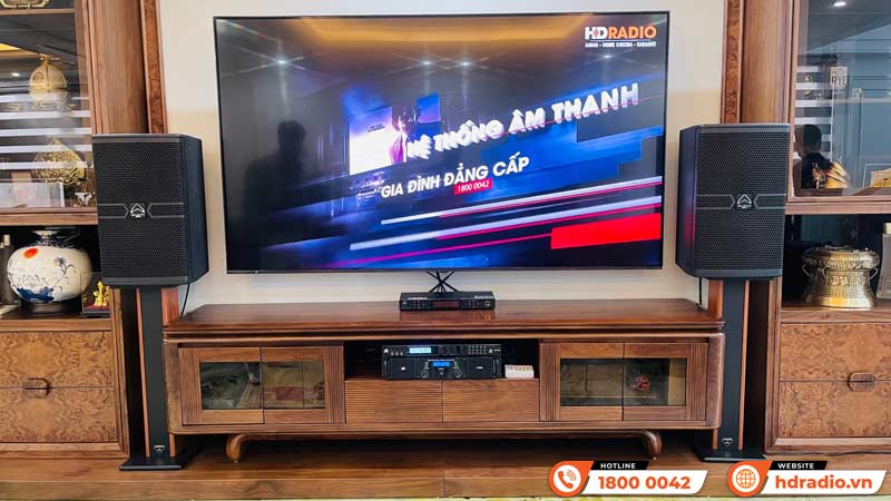 Lắp dàn karaoke cao cấp giá hơn 53 triệu đồng cho anh Tuấn ở Hưng Yên