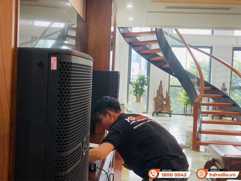 Lắp dàn karaoke cao cấp giá hơn 53 triệu đồng cho anh Tuấn ở Hưng Yên