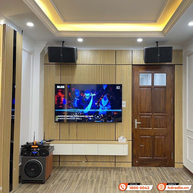 Lắp đặt dàn karaoke HDR67 gần 48 triệu cho anh Quốc Anh