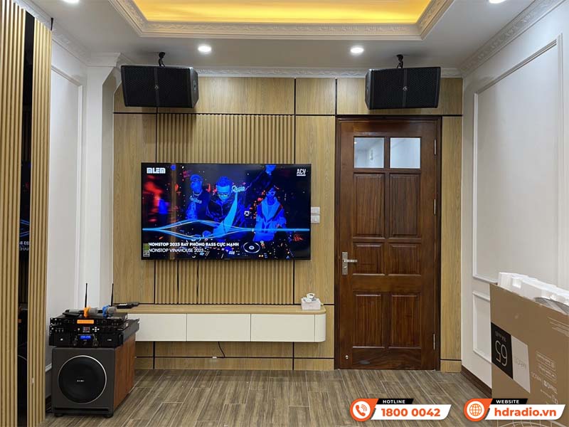 Lắp đặt dàn karaoke HDR67 gần 48 triệu cho anh Quốc Anh