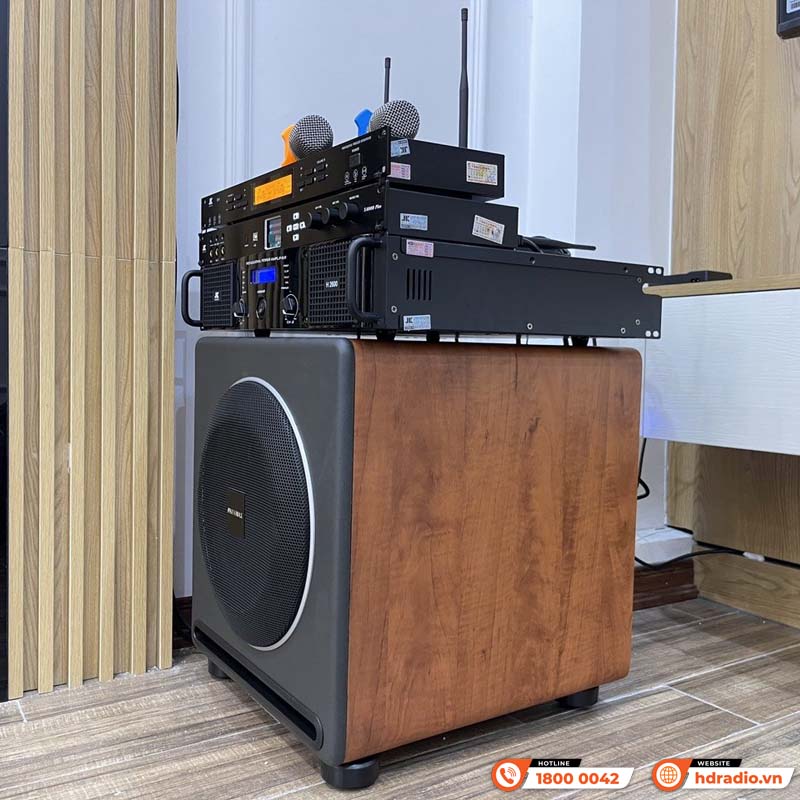 Dàn Karaoke Cao Cấp HDR67 (Wharfedale Wh10, Công suất H2600, X6000 Plus, Micro JKaudio B9)-8