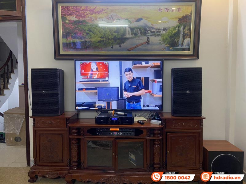 Bộ dàn karaoke của chú Sang ở Hà Nội Bộ dàn karaoke của chú Sang ở Hà Nội