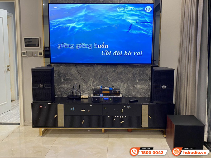 Lắp dàn Karaoke cao cấp trị giá gần 67 triệu đồng cho anh Hùng ở Quận 1, TP. Hồ Chí Minh