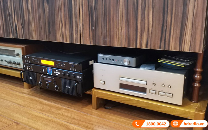 Lắp dàn karaoke cao cấp trị giá gần 87 triệu đồng cho anh Thành ở Long Biên, Hà Nội