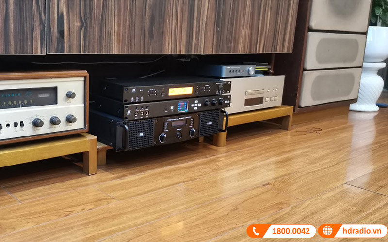 Lắp dàn karaoke cao cấp trị giá gần 87 triệu đồng cho anh Thành ở Long Biên, Hà Nội