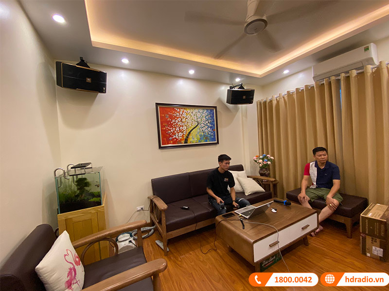 Lắp dàn Karaoke Cao Cấp trị giá gần 69 triệu đồng cho anh Tuấn ở Ba Đình, Hà Nội