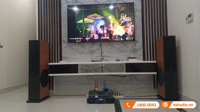 Lap dan karaoke cho chu Manh o quan 12 HCM