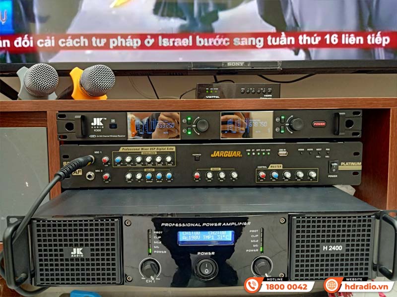 Lắp dàn karaoke giá gần 32 triệu cho anh Vương ở HCM