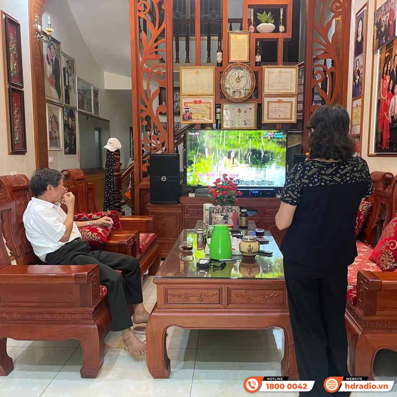 Lắp dàn karaoke cực chất gần 63 triệu cho anh Hùng ở HN