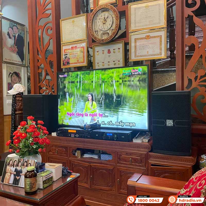 Lắp dàn karaoke cực chất gần 63 triệu cho anh Hùng ở HN