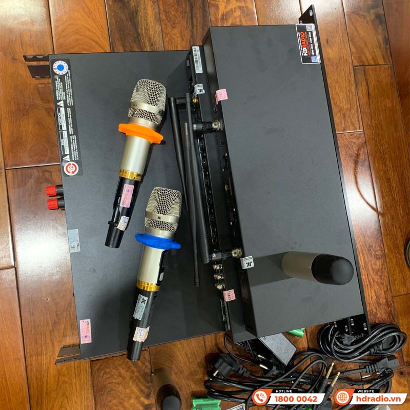 Lắp Dàn karaoke HDR67 kết hợp Sub PolkAudio HTS12 cho anh Tú