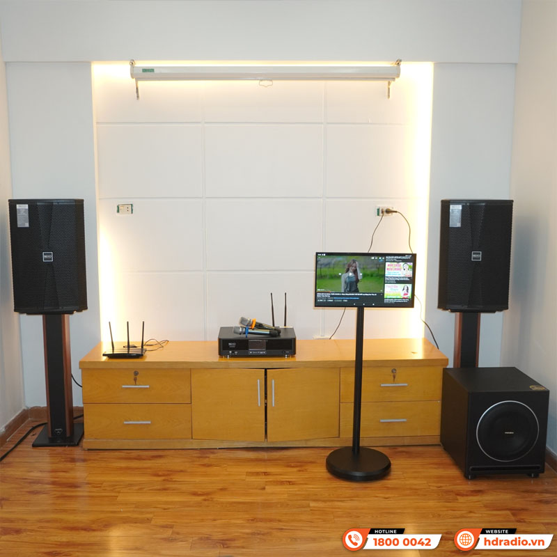 Lắp dàn karaoke GD83 kết hợp sub Paramax 1000 và màn hình Tomko cho chú Cầm Lắp dàn karaoke GD83 kết hợp sub Paramax 1000 và màn hình Tomko cho chú Cầm