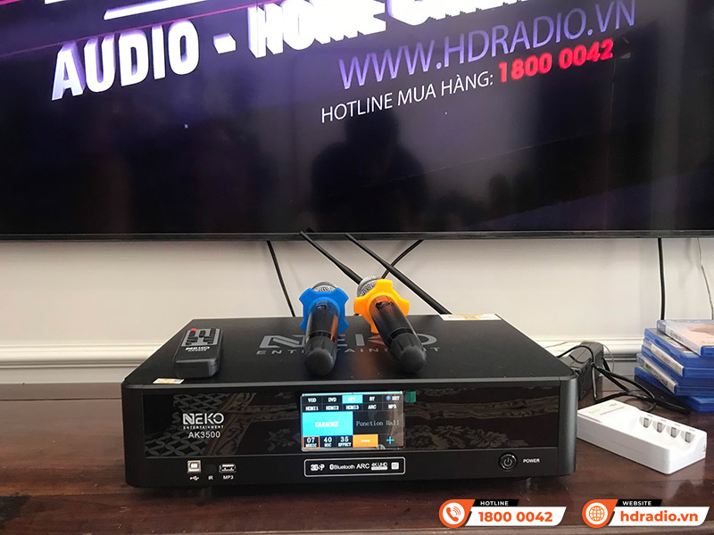  dàn karaoke gia đình GD83 Kết hợp Sub Paramax 1000 cao cấp của anh Tuấn