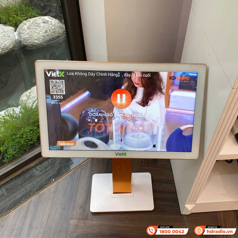 Lắp đặt Dàn Karaoke cao cấp HDR55 kết hợp Sub Wharfedale AX15B cùng bộ Đầu màn VietK trị giá hơn 136 triệu đồng cho anh Minh