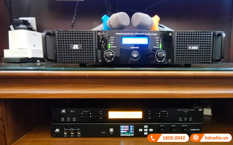 Lắp bộ dàn Karaoke HDR76 cho anh Tuấn ở Long Biên