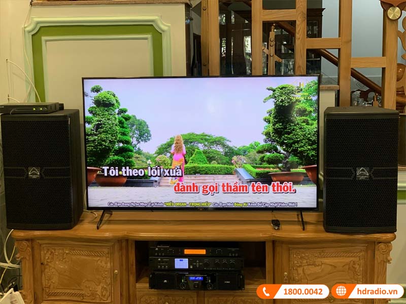Dàn karaoke cao cấp HDR83 (Wharfedale Anglo X12A, JKaudio H2600, X9000 Pro, K800)-1