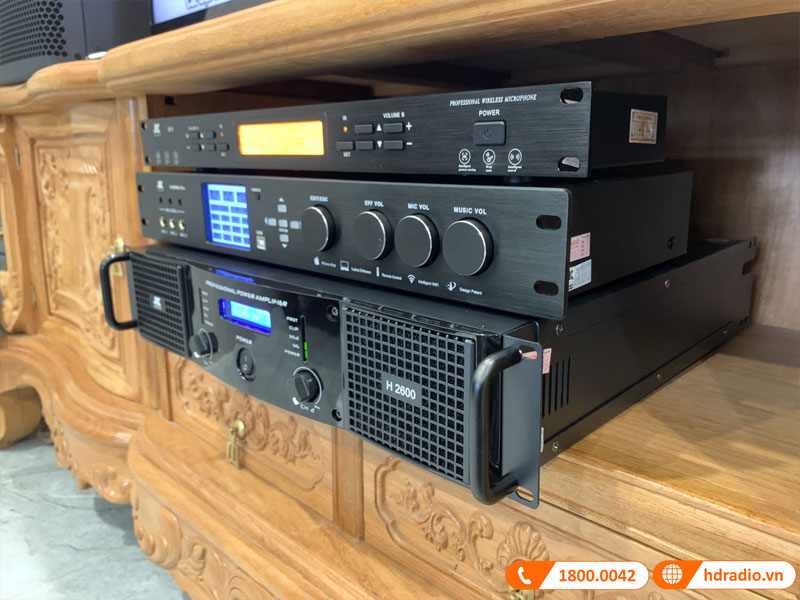 Lắp Dàn Karaoke Cao Cấp HDR83 cho anh Tú