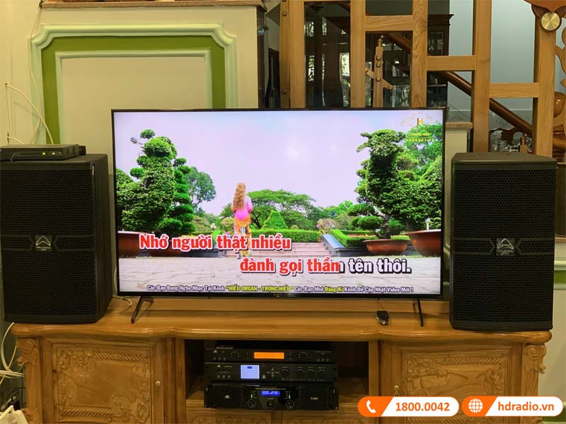 Lắp Dàn Karaoke Cao Cấp HDR83 cho anh Tú