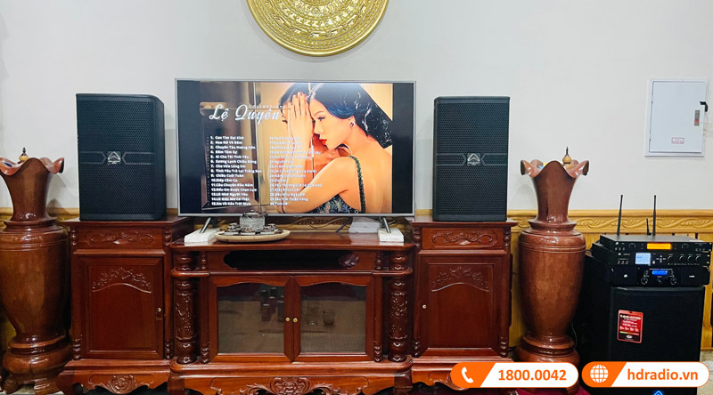 Lắp dàn karaoke hdr84 hơn 73tr cho anh Tiến ở Hưng Yên