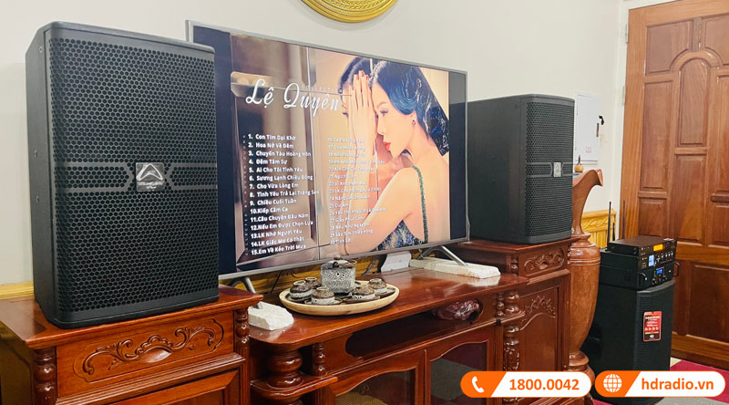 Lắp dàn karaoke hdr84 hơn 73tr cho anh Tiến ở Hưng Yên