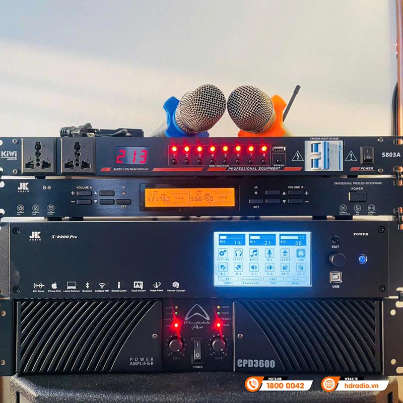 Lắp đặt Dàn karaoke cao cấp cho anh Quân