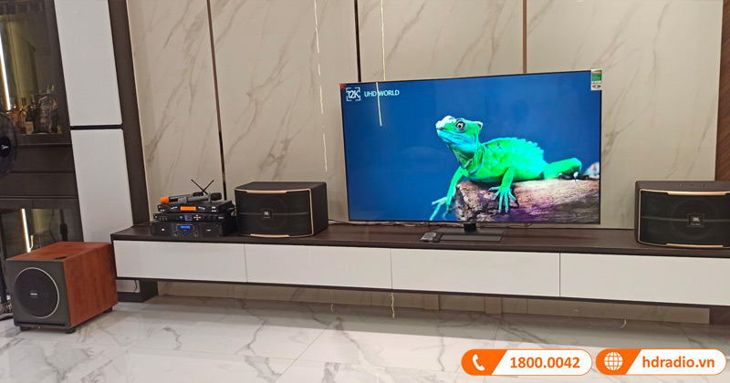 Lắp dàn karaoke JBL HK31 gần 47 triệu cho chị Linh