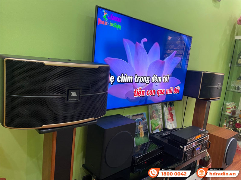 Lắp Dàn Karaoke JBL KH27 kết hợp sub Paramax SW-1800 cho chị Hằng