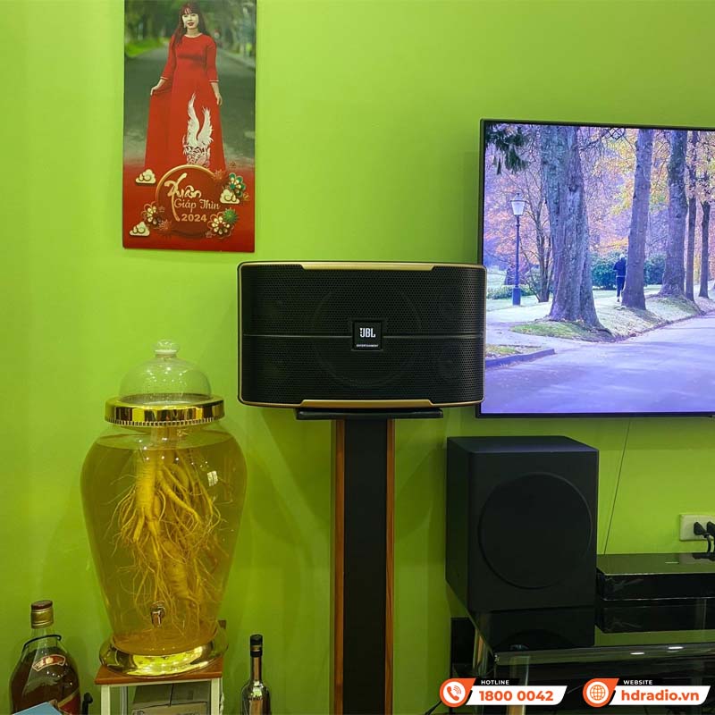 Lắp Dàn Karaoke JBL KH27 kết hợp sub Paramax SW-1800 cho chị Hằng