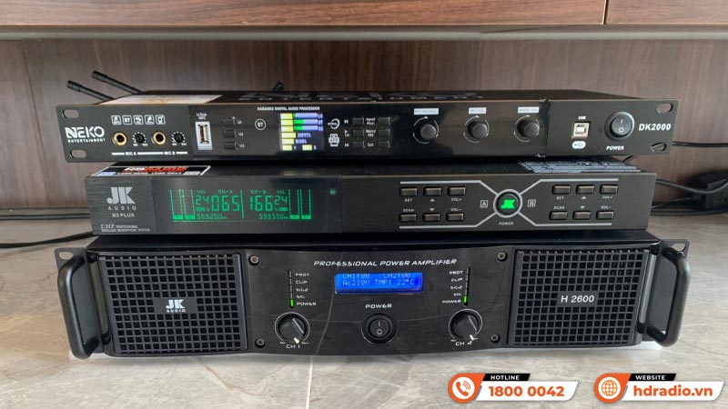 Bộ dàn karaoke của anh Hải ở Vĩnh Phúc