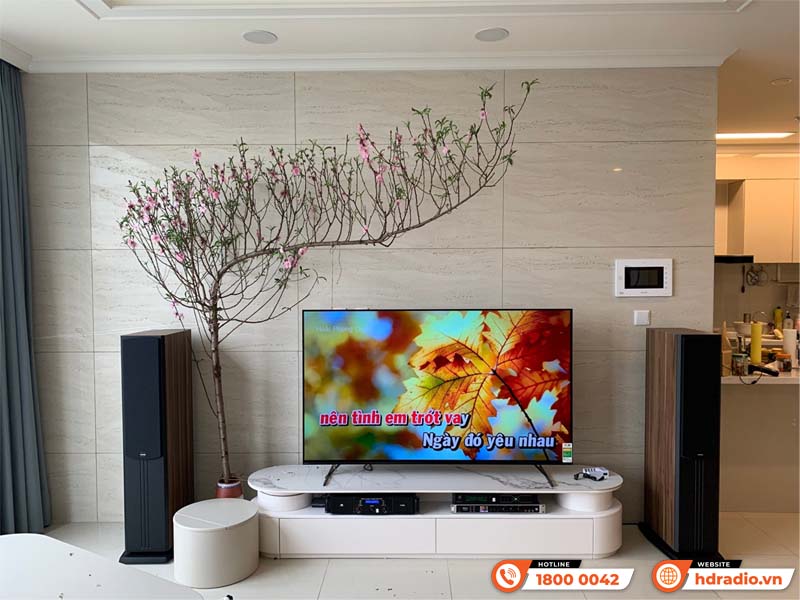 Lắp dàn karaoke paramax HK20 hơn 27 triệu cho chị Chinh