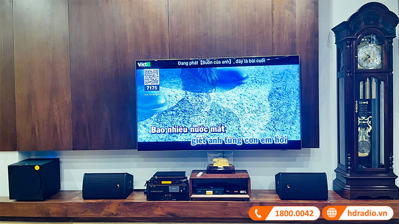 Bộ dàn karaoke cao cấp của anh Việt