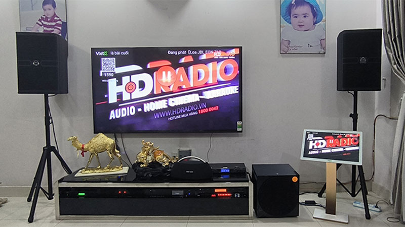 Lắp dàn karaoke đẳng cấp trị giá 155 triệu đồng cho anh ở quận Tân Bình, thành phố Hồ Chí Minh