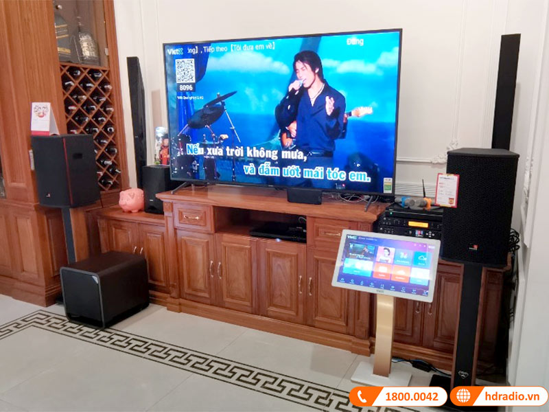 Lắp dàn Karaoke Cao Cấp trị giá hơn 95 triệu đồng cho anh Huy ở Long Biên, Hà Nội