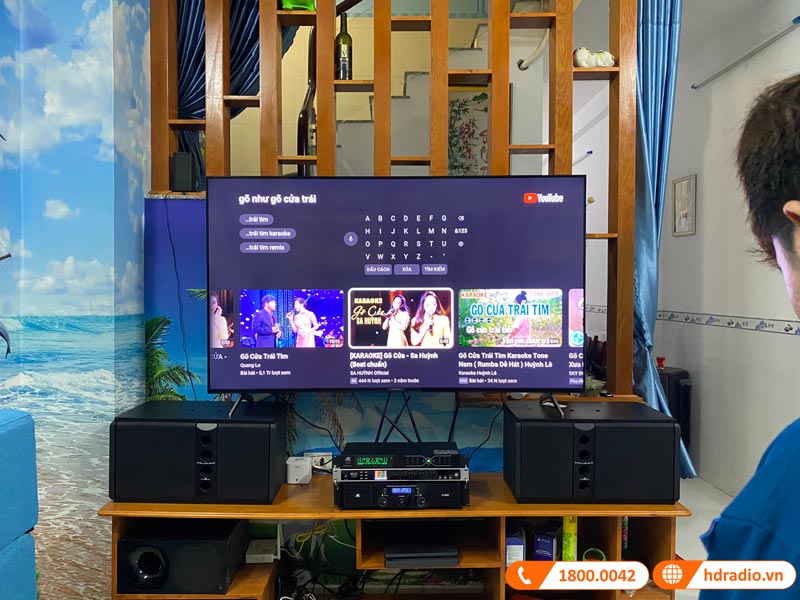 Lắp dàn Karaoke hơn 33 triệu cho anh Minh Anh ở KP Bình Anh