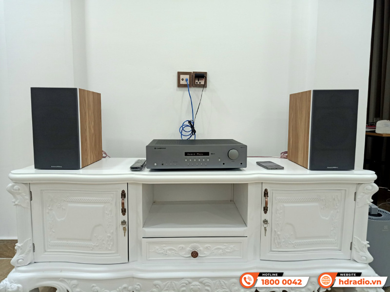 Dàn nghe nhạc Mini B&W, Cambridge NN32 của anh Hiếu Tiên
