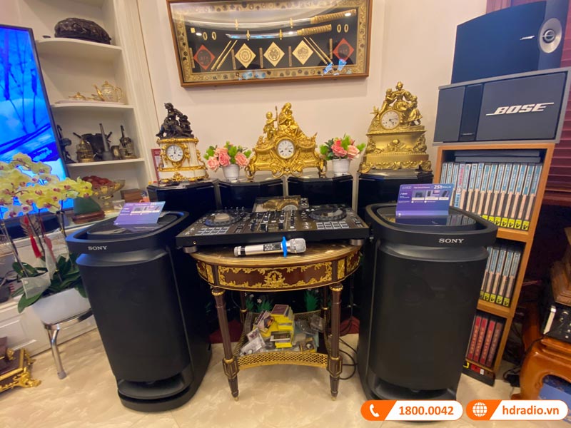 Lắp dàn nghe nhạc kết hợp dj gần 100tr cho anh Quang